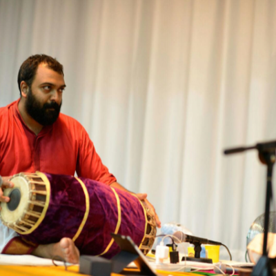 Born and brought up in Sydney, Bala has been an integral part of the Australian classical Indian performing arts community for over 25 years. Initially trained in Carnatic vocal by renowned artist Sri M. S. Ramanathan and Hindustani Tabla by Sri Niranjan Deodhar, Bala went on to learn the mridangam (South Indian drum) of his own accord by keenly observing the great maestros of the art. Known for his versatile and rich yet subtle style of accompaniment, over the years Bala has received guidance from many senior artists. Spanning a concert career of more than two decades, Bala has performed extensively in Australia and abroad, having toured India, Asia and the USA accompanying several of India's top ranking artists and past masters.